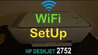 HP Deskjet 2752 WiFi SetUp [upl. by Ralaigh]