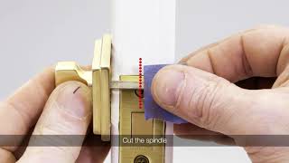 How to Install a Baldwin Estate Mortise Deadbolt [upl. by Thorstein76]