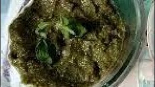 Pudine Ki Chatni Spicy Recipe [upl. by Htebasile]