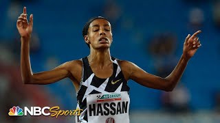 Sifan Hassans final kick brings home Ostrava 5K crown  NBC Sports [upl. by Nigen]