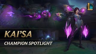 Kai’Sa Champion Spotlight  Gameplay  League of Legends [upl. by Neeloc127]