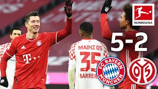 FC Bayern München  1 FSV Mainz 05  52  Highlights  Matchday 14 – Bundesliga 202021 [upl. by Mylan219]