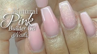 How To  Builder Gel Nails Tutorial  Easy Full Set Builder gel Nails [upl. by Eidob833]