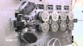 AIM 4000 CNC Spring Coiling Machine [upl. by Okiam]