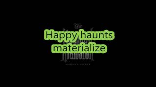 Grim grinning ghosts Buddy Baker Lyrics  Disneyland Haunted Mansion [upl. by Shamus312]