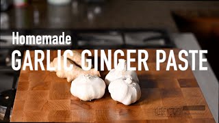 Fresh Homemade Garlic Ginger Paste [upl. by Freddie]