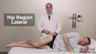 Approach to Hip Region Pain Physical Exam  Stanford Medicine 25 [upl. by Drake]