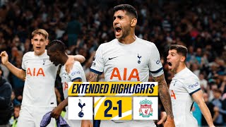 TOTTENHAM HOTSPUR 21 LIVERPOOL  PREMIER LEAGUE EXTENDED HIGHLIGHTS [upl. by Ultima]