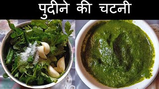 पुदीना का चटनी कैसे बनाते हैं जाने Pudine ki chatni kaise banate hain  Pudina ki chutney recipe [upl. by Ellak]