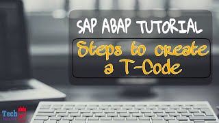 How to create a Custom TCode  SE93  SAP ABAP Tutorials [upl. by Tomi]