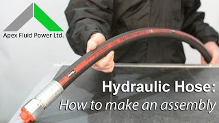 Hydraulic Hose  How To Make an Assembly [upl. by Sorgalim582]