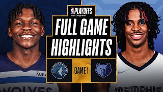 7 TIMBERWOLVES at 2 GRIZZLIES  FULL GAME HIGHLIGHTS  April 16 2022 [upl. by Harberd]