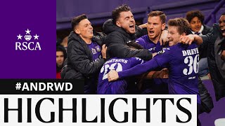 HIGHLIGHTS RSC Anderlecht  RWDM  20232024 [upl. by Soilissav]