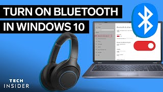 How To Turn Bluetooth On In Windows 10 [upl. by Lucila]