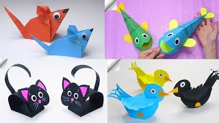 11 DIY paper crafts  Paper toys [upl. by Dnomasor581]