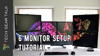 6 Monitor Setup Tutorial [upl. by Ahsauqal]