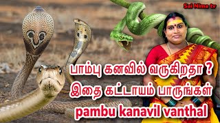 pambu kanavil vanthal enna palan  pambu kanavu palan [upl. by Anitsuga]