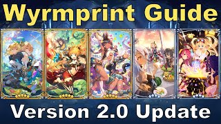 Dragalia Lost  Wyrmprint Guide Version 20 Update [upl. by Dnamron]