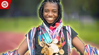 14YearOld FASTEST Girl On The Planet  Tamari Davis [upl. by Katherin]