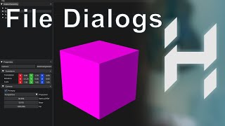 OpenSave File Dialogs  Game Engine series [upl. by Aihseyk]