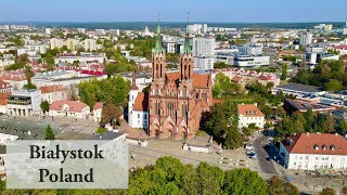 Białystok Poland  drone view 4K [upl. by Schifra]